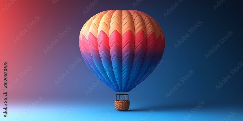 Fototapeta premium Whimsical Hot Air Balloon Adventure