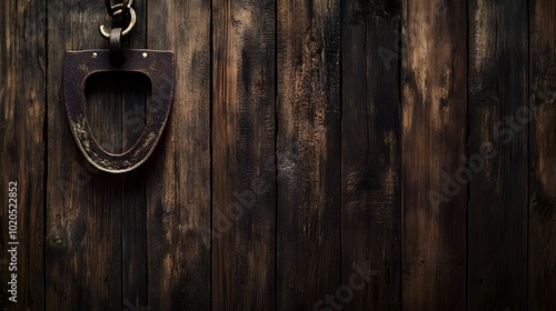 Wallpaper Mural A rustic wooden background with an old steel Torontodigital.ca