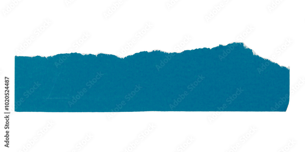 Blue ripped paper png sticker, transparent background Blue ripped paper png sticker, transparent background