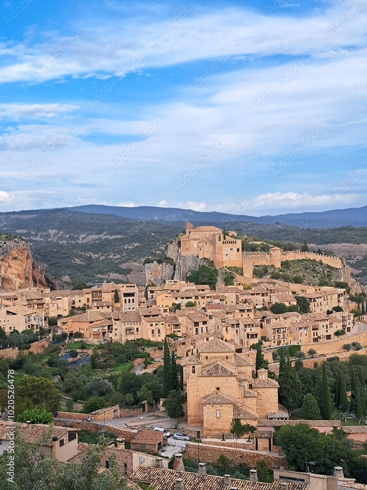 Obraz premium Alquezar, Huesca, España
