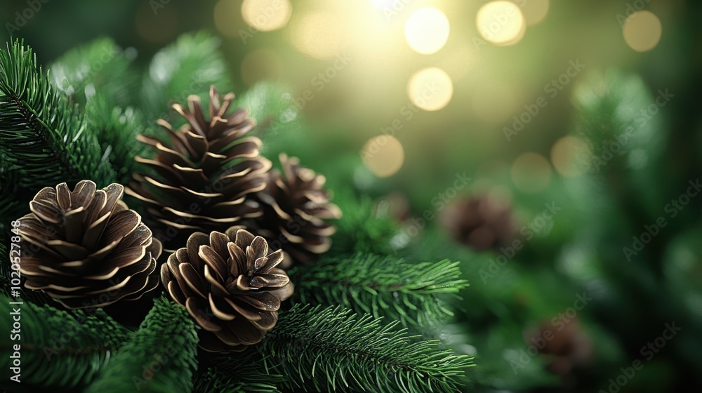The Pine Cones on Foliage The Pine Cones on Foliage