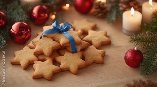 The Star-Shaped Christmas Cookies photo