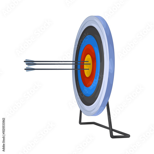 Illustration of archery 