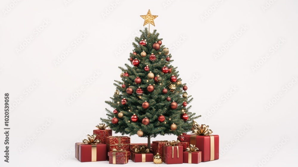The Christmas Tree with Gifts The Christmas Tree with Gifts