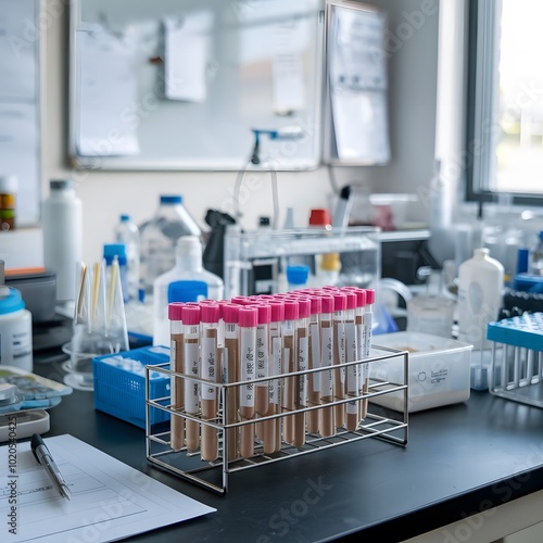 laboratory equipment in laboratory