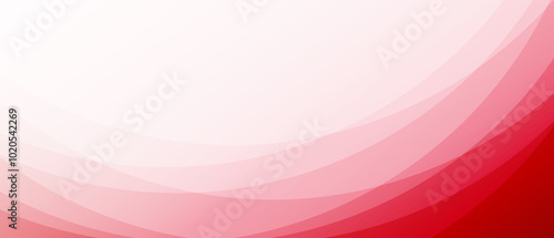  red curved abstract background 