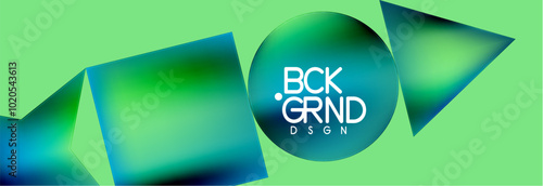 Fluid color geometric shapes abstract background. Vector Illustration For Wallpaper, Banner, Background, Card, Book Illustration, landing page