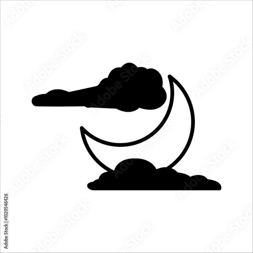 clear night icon - From weather forecast icon, Climate and Meteorology, widget icon