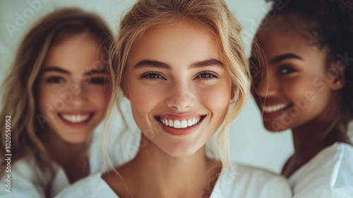 confident and smiling female healthcare workers looking directly at the camera, embodying the dedication and care that comes with their role in a hospital setting and their commitment to wellness