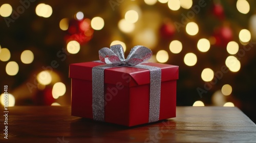 Wallpaper Mural The Red Gift with Ribbon Torontodigital.ca