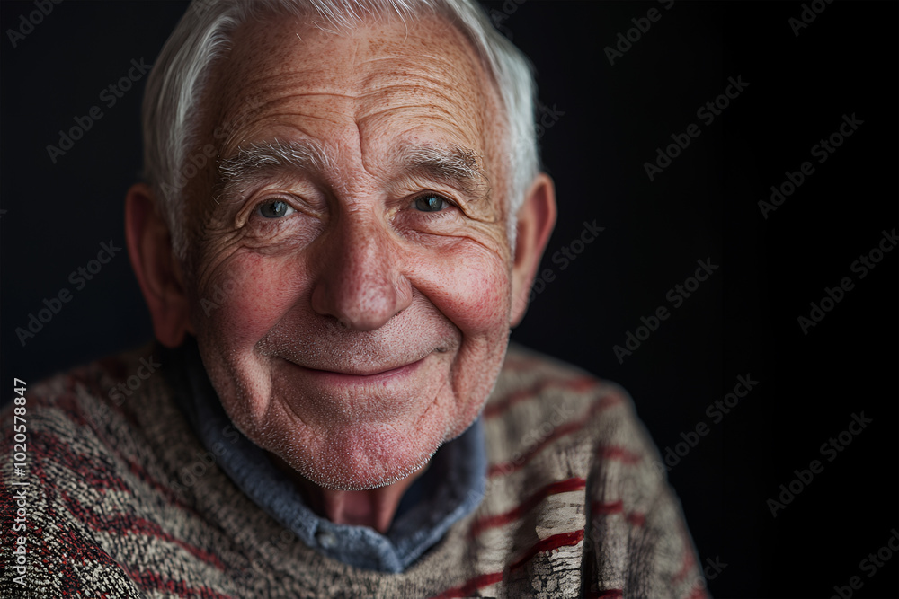 Old senior man closeup serious expression portrait Old senior man closeup serious expression portrait