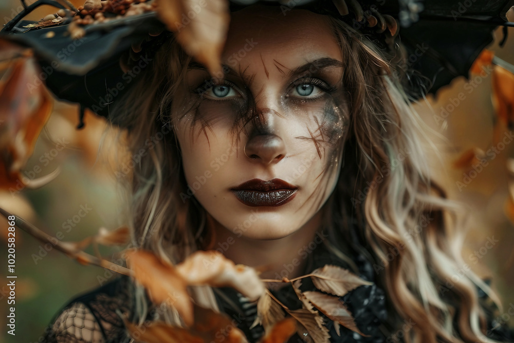 Fototapeta premium Terrible zombie created with generative AI