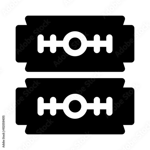 Razor Blade glyph icon