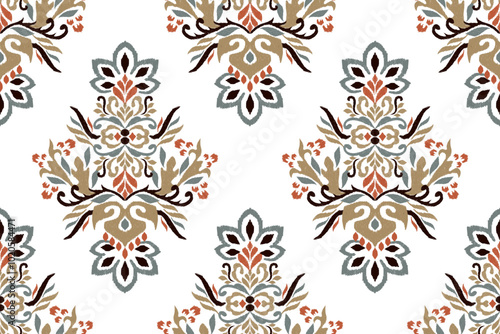 Ikat seamless pattern	