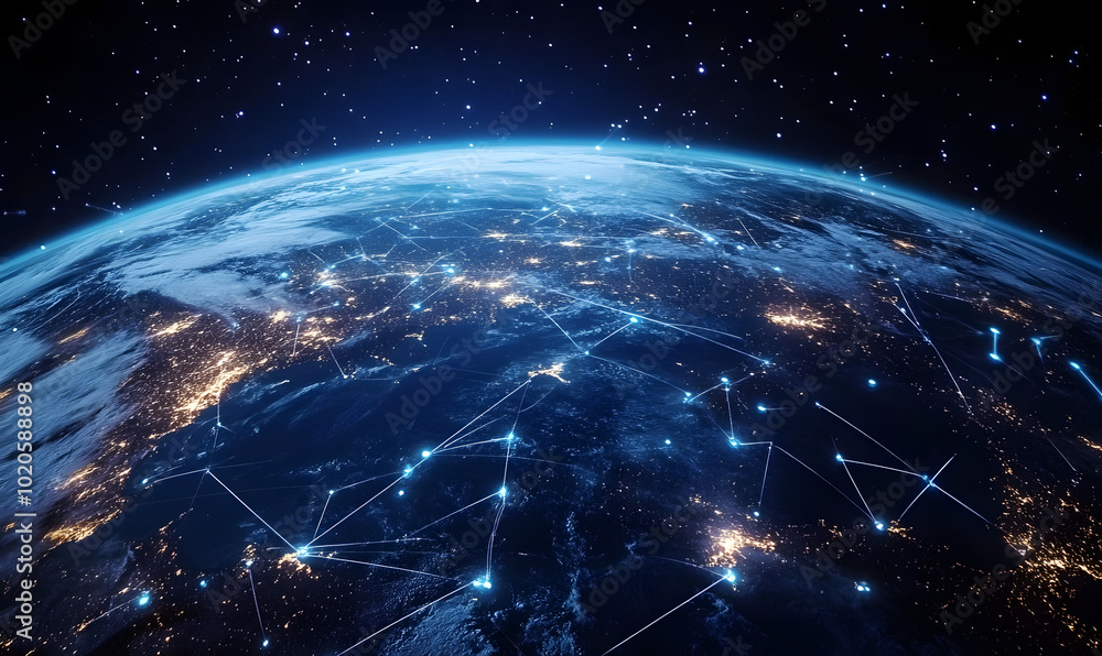 planet in space,earth,planet,astronomy, network, lines, night, wave, explosion,galaxy,generation AI planet in space,earth,planet,astronomy, network, lines, night, wave, explosion,galaxy,generation AI