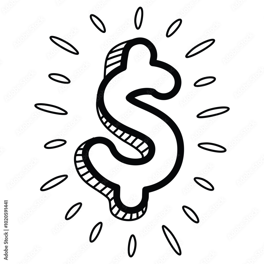 Fototapeta premium Money vector icon. Dollar vector icon for business illustration