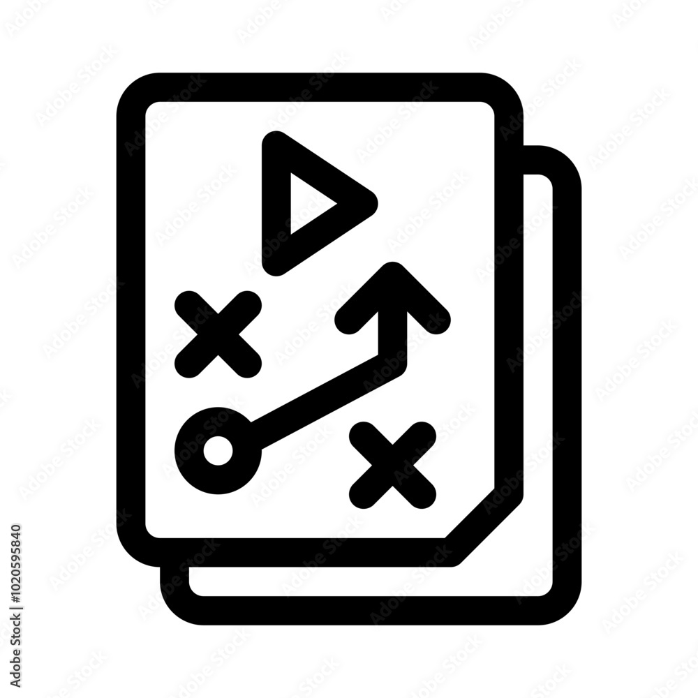 Content Strategy line icon Content Strategy line icon