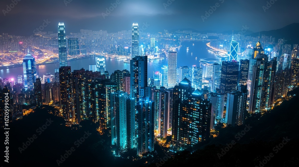 Fototapeta premium city in the night