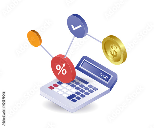 Network business financial calculations