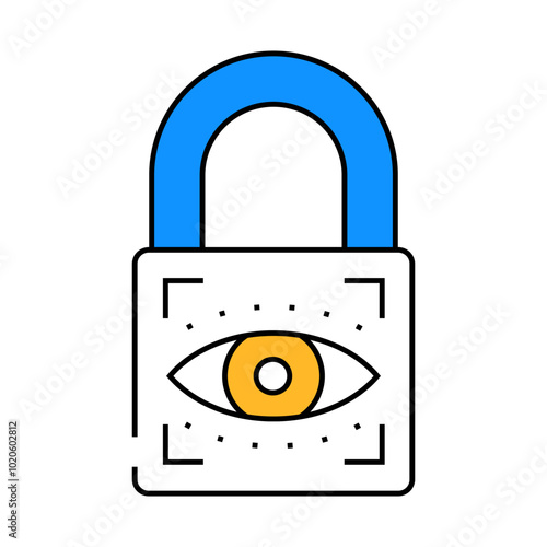 parental control product label caution line icon vector. parental control product label caution sign. isolated symbol illustration