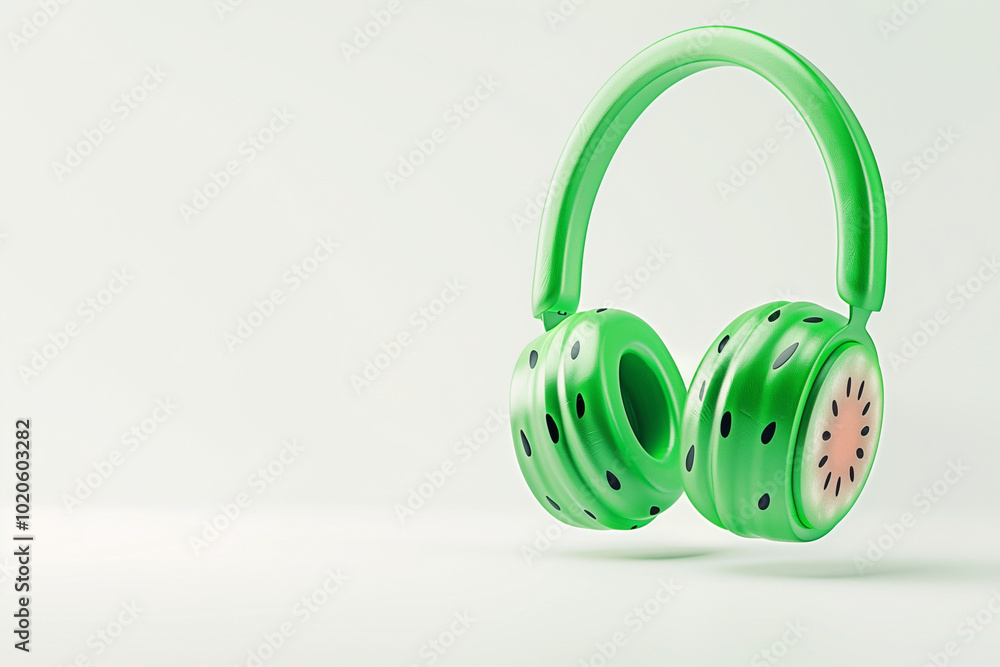 Watermelon shaped headphones Watermelon shaped headphones