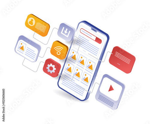 Smartphone technology information responsive application users