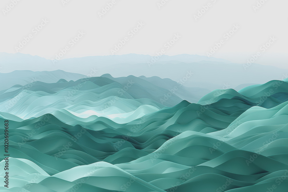 . Clean mountain with a large white space. Minimalist style. . Clean mountain with a large white space. Minimalist style.