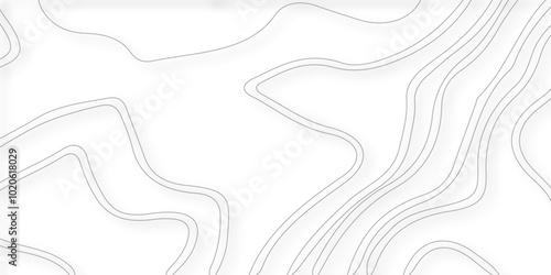 Abstract design with seamless pattern with lines topographic map. geographic mountain relief. retro topographic map. texture abstract white topography vector line vintage detailed relief.