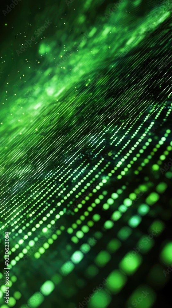 Abstract green digital wave pattern Abstract green digital wave pattern