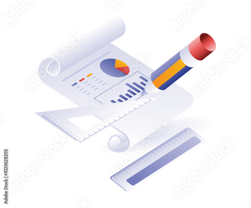 Create a bar graph analysis of business development