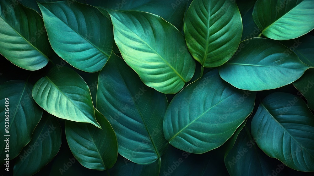 abstract green texture leaves nature background, tropical leaves abstract green texture leaves nature background, tropical leaves