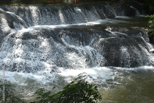 Muak Lek Arboretum-Muak Lek Waterfall relaxing place travel location on Thailand photo