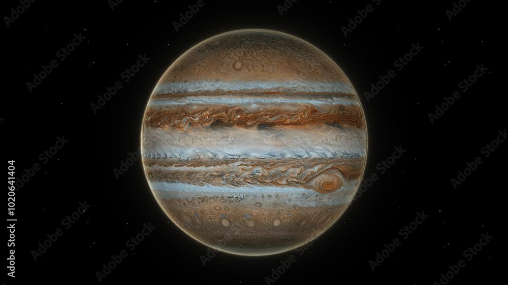 Planet Juıpiter Seamless Loop