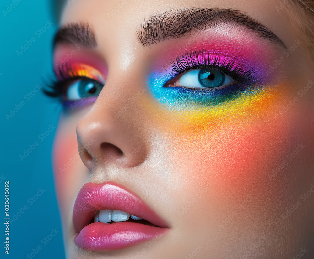 Fototapeta premium make up - makijaż twarzy