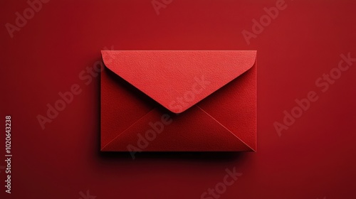 Red Envelope on Red Background