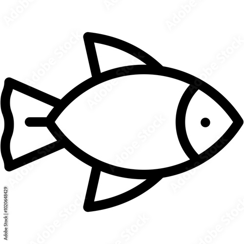 Vector Icon Fish, Fast Food, Italian, Food And Restaurant, Dolly Fish