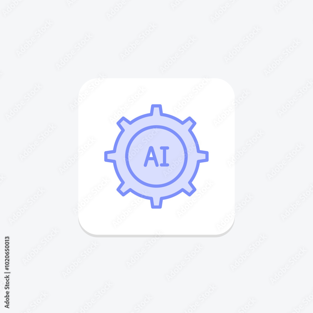 Automatic System duotone line icon , vector, pixel perfect, illustrator file Automatic System duotone line icon , vector, pixel perfect, illustrator file
