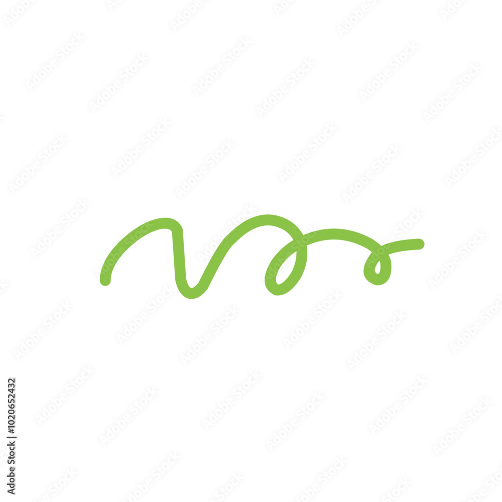 abstract green waves