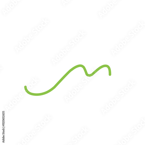 abstract green waves