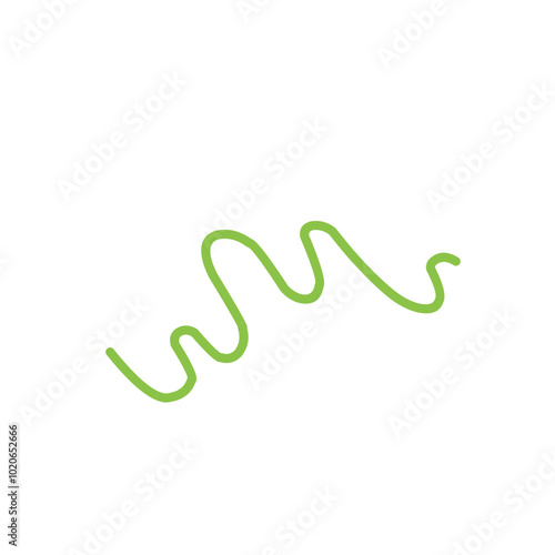 abstract green waves