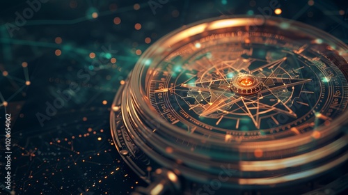 Wallpaper Mural The digital compass: A strategic explorer for businesses, Vision crisis, Mission path, Agency creative, Digital strategy, Market decision, Achievement strategy, Financial stock, Company vision Torontodigital.ca