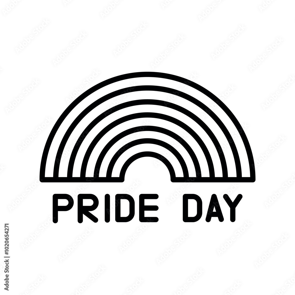 LGBT solidarity tolerance line icon. Vector isolated element. LGBT solidarity tolerance line icon. Vector isolated element.