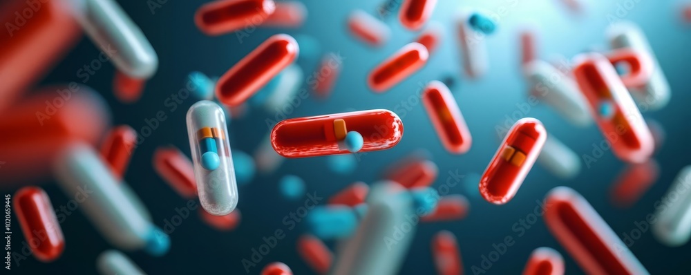Antibiotic-resistant bacteria in hospital outbreak, public health crisis, 3D illustration Antibiotic-resistant bacteria in hospital outbreak, public health crisis, 3D illustration