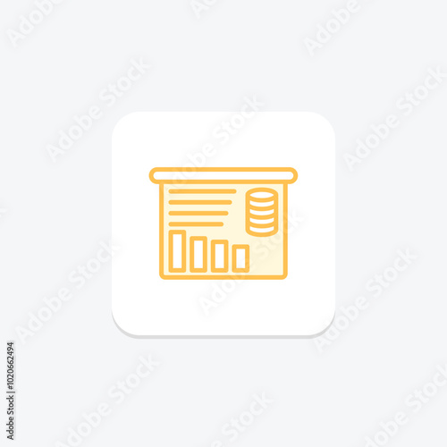 Data Augmentation duotone line icon , vector, pixel perfect, illustrator file