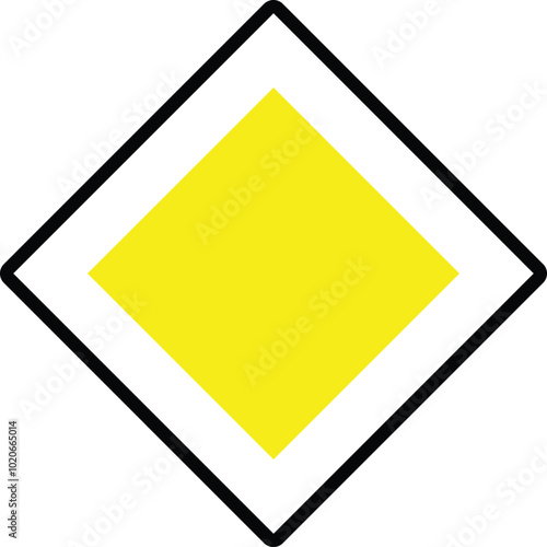 Priority road, Road signs in Turkey. Standard traffic signs on Turkish highways. (Turkish: Karayollari standart trafik isaret levhalari, Bilgi isaretleri)
