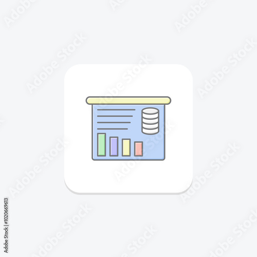 Data Augmentation lineal color icon , vector, pixel perfect, illustrator file