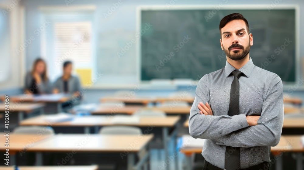 Obraz premium portrait of a school teacher 