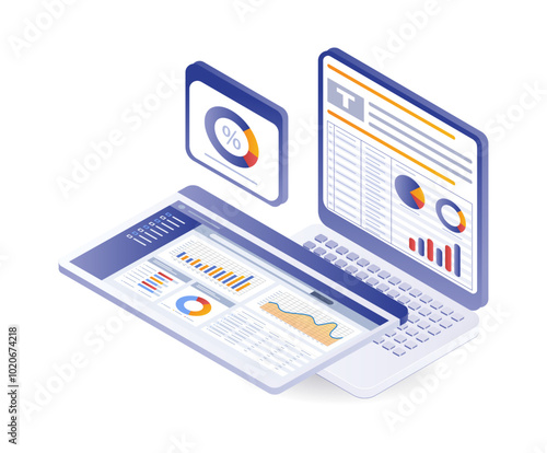 Computer screen analysis graph