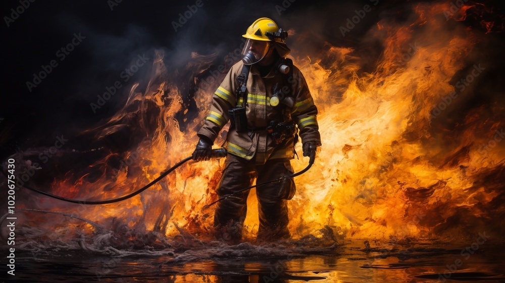 Firefighters extinguishing an uncontrolled fire in a reed field, captured by a videographer on assignment. Firefighters extinguishing an uncontrolled fire in a reed field, captured by a videographer on assignment.