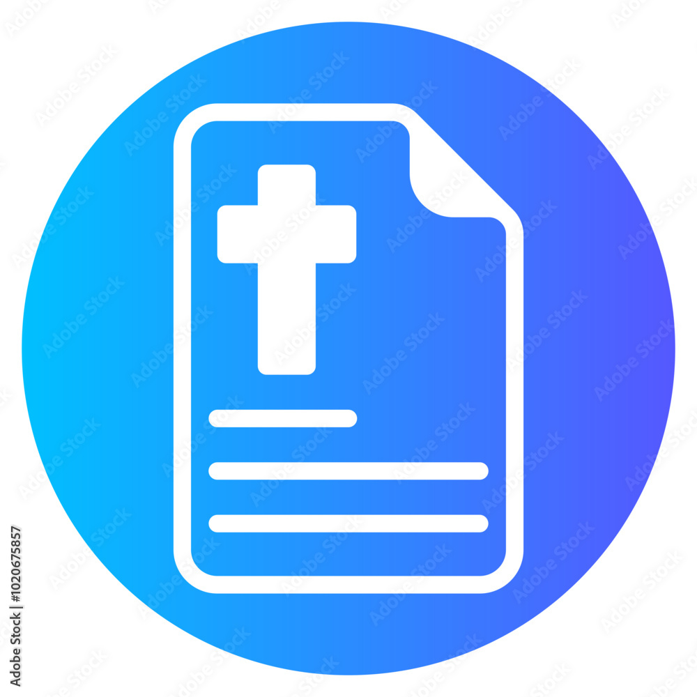Obraz premium sermon gradient icon